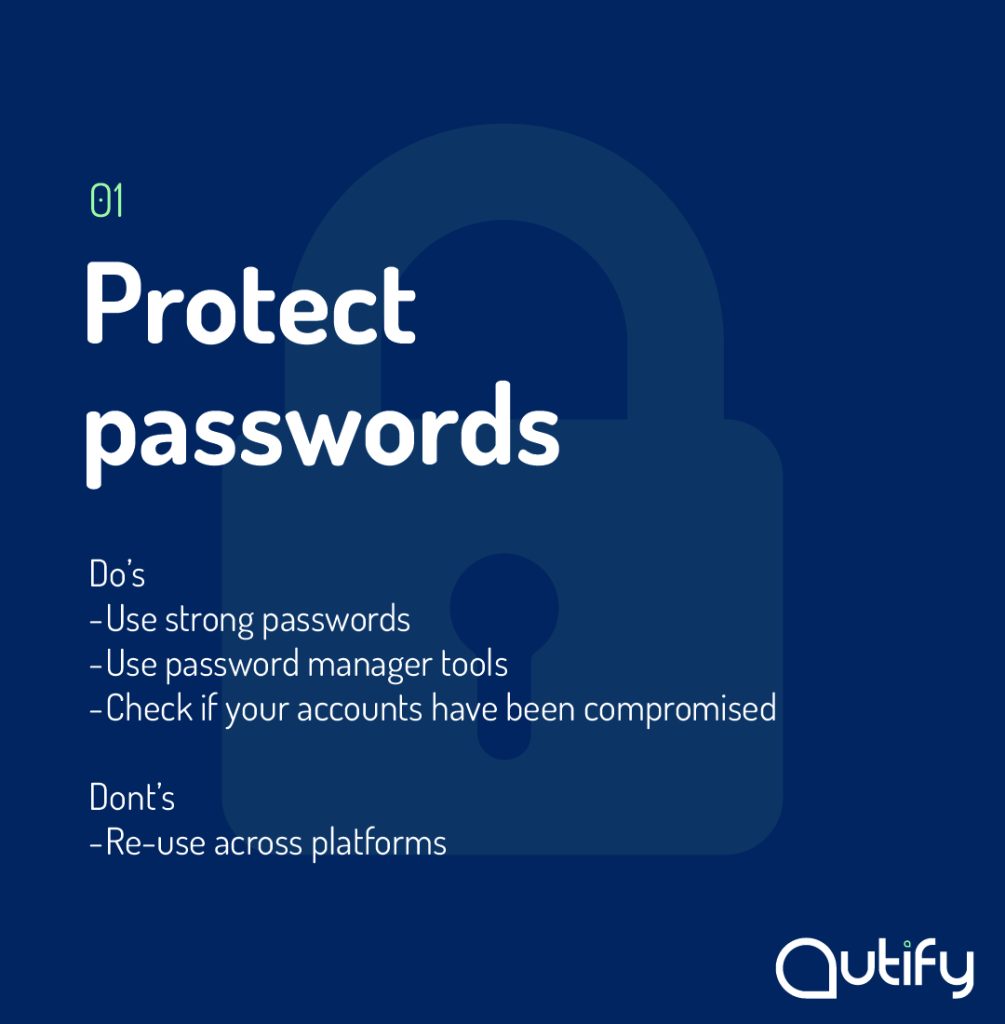 Protect passwords