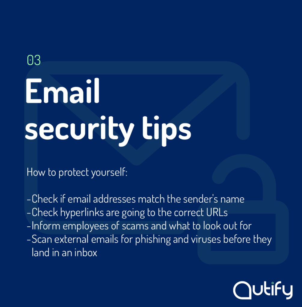 Email security tips