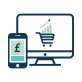 phone and desktop screens