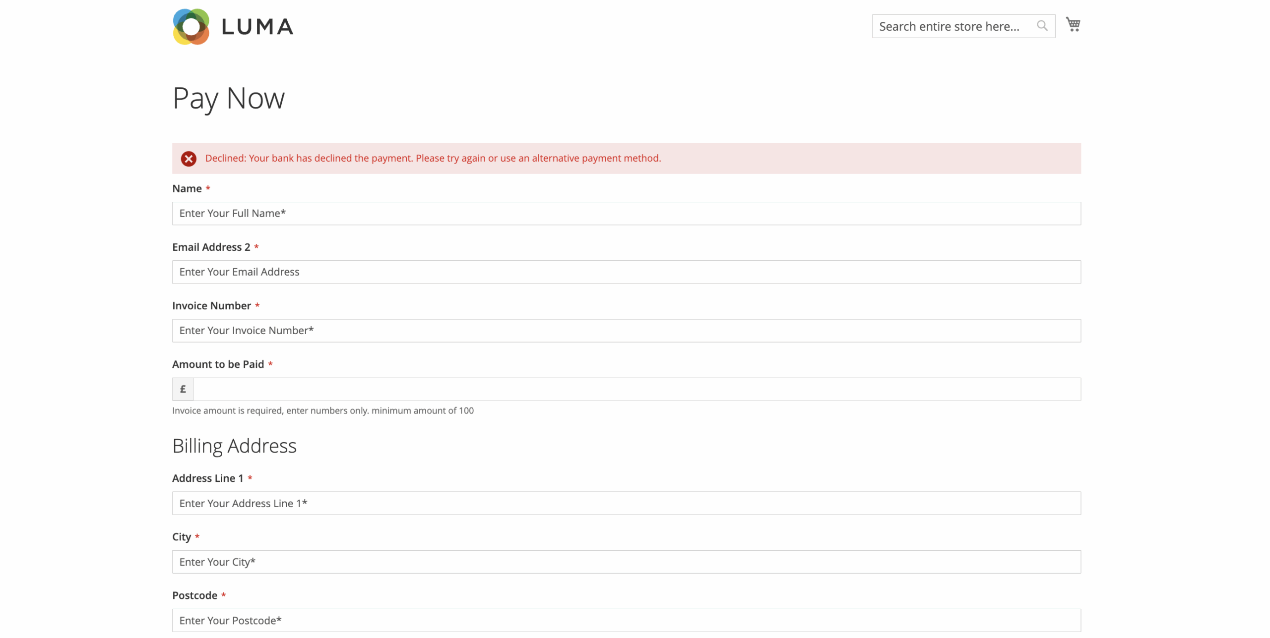 LBOP-Magento-PayNow-declined-payment