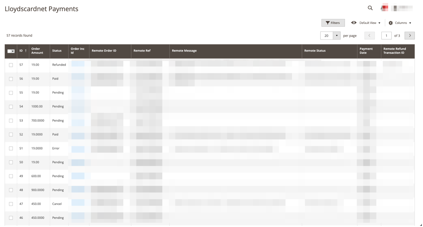 LBOP Magento order statuses