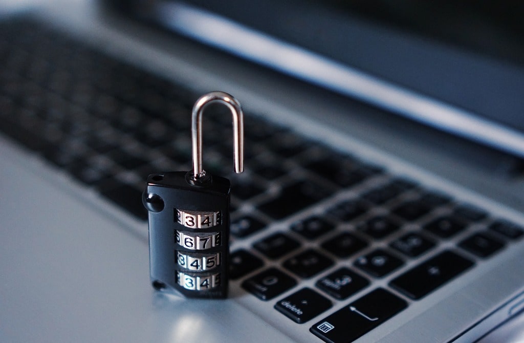lock unlocked on a keyboard security leak