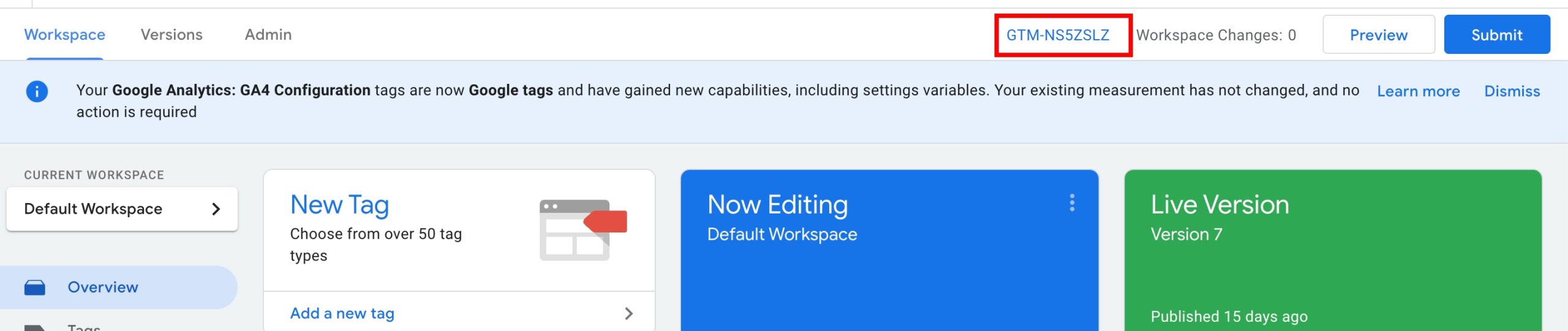 google tag manager gtag code min