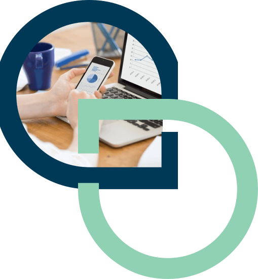 Autify Digital Logo with person on their phone and laptop