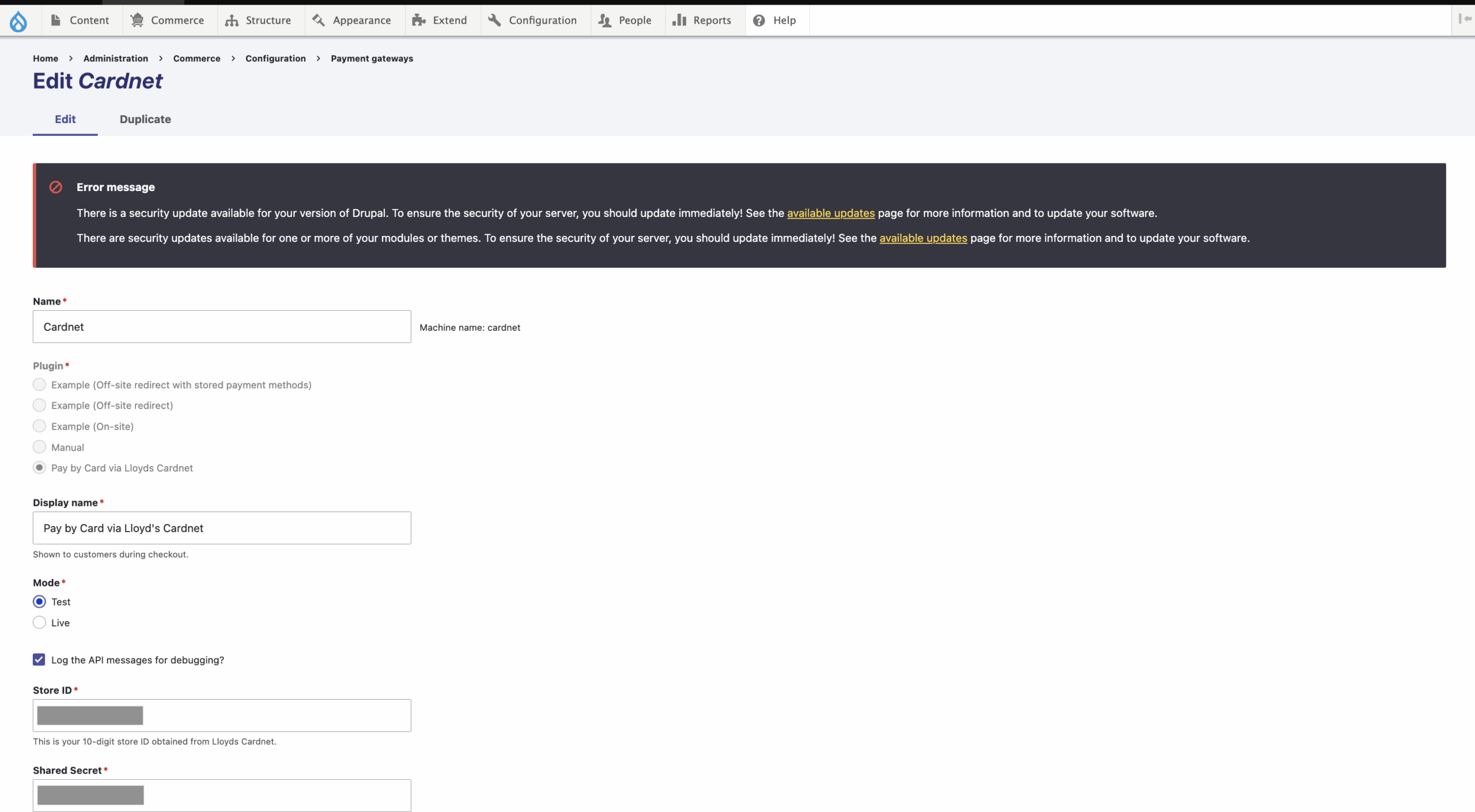 LBOP-Drupal-Hosted-solution-backend-settings