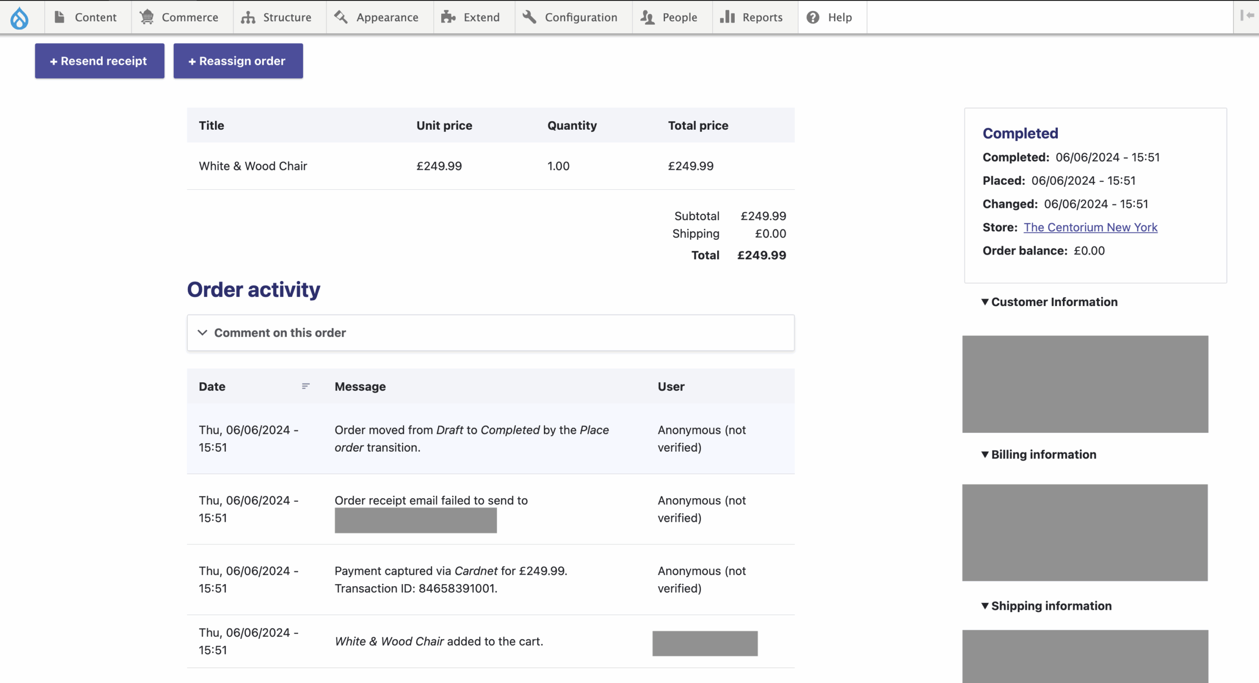 LBOP-Drupal-Hosted-solution-order-details-page