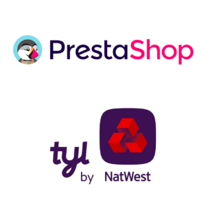 Prestashop and TYL by NatWest logos