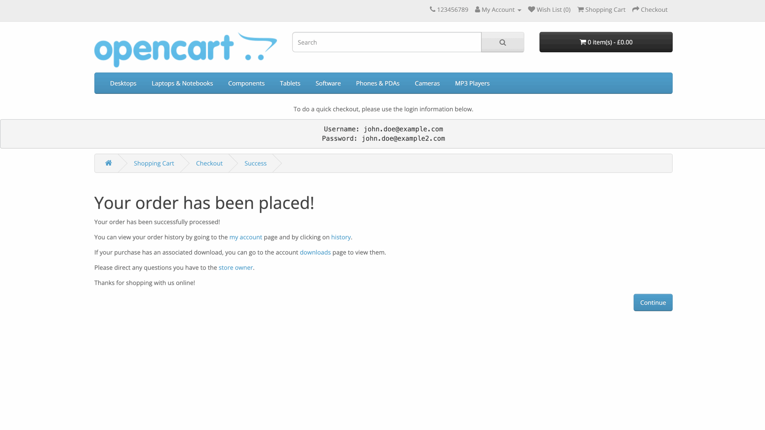 LBOP - OpenCart - Hosted solution -