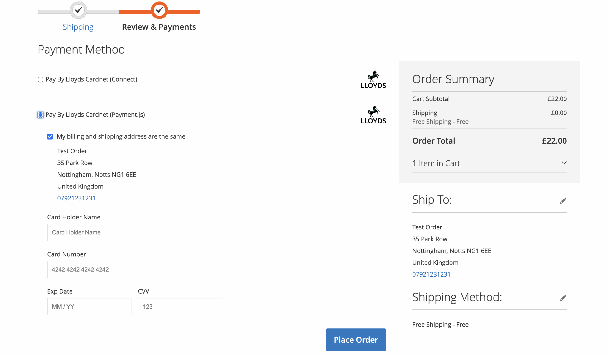 LBOP-Magento-Embedded-solution-checkout-page