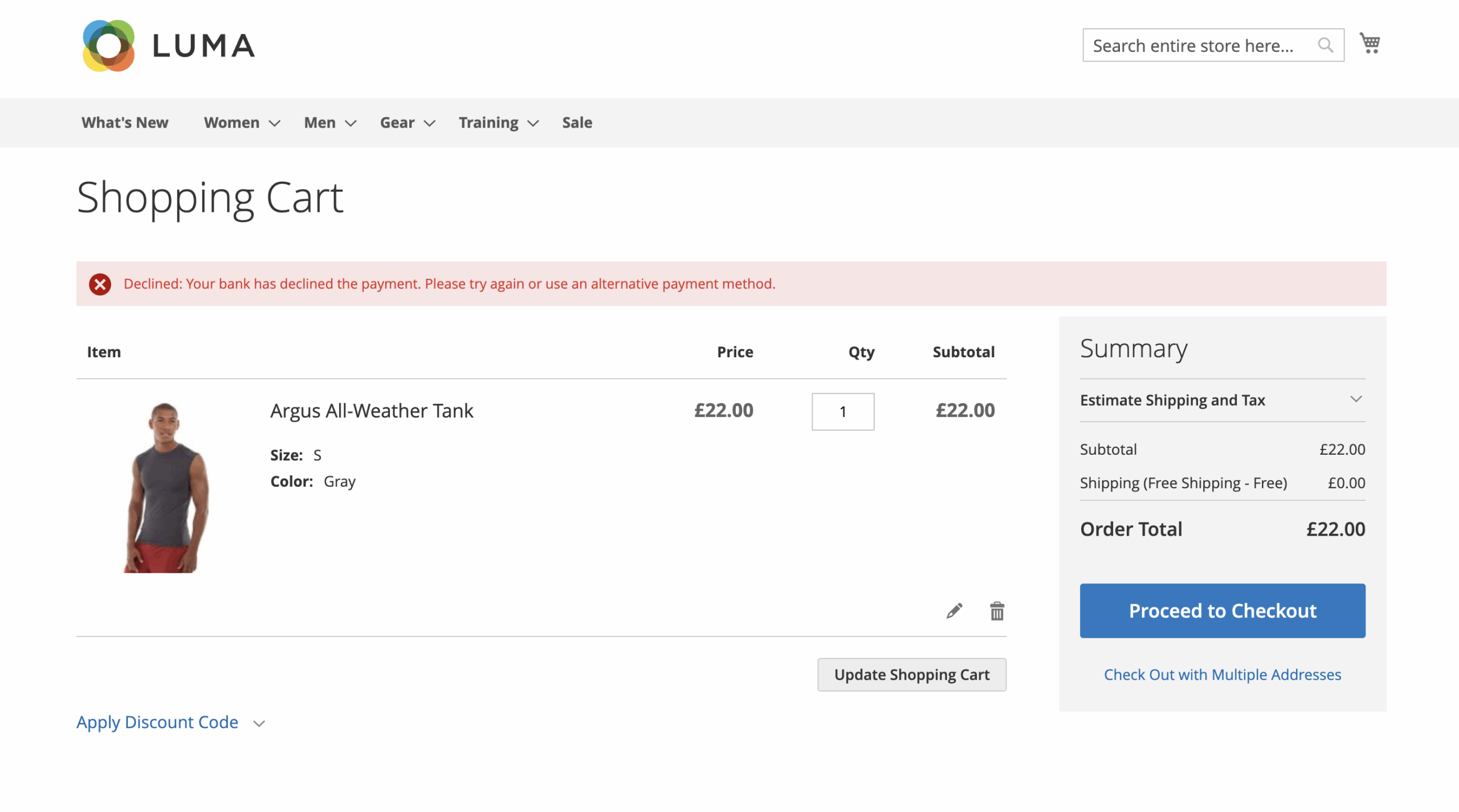 LBOP-Magento-Embedded-solution-declined-payment