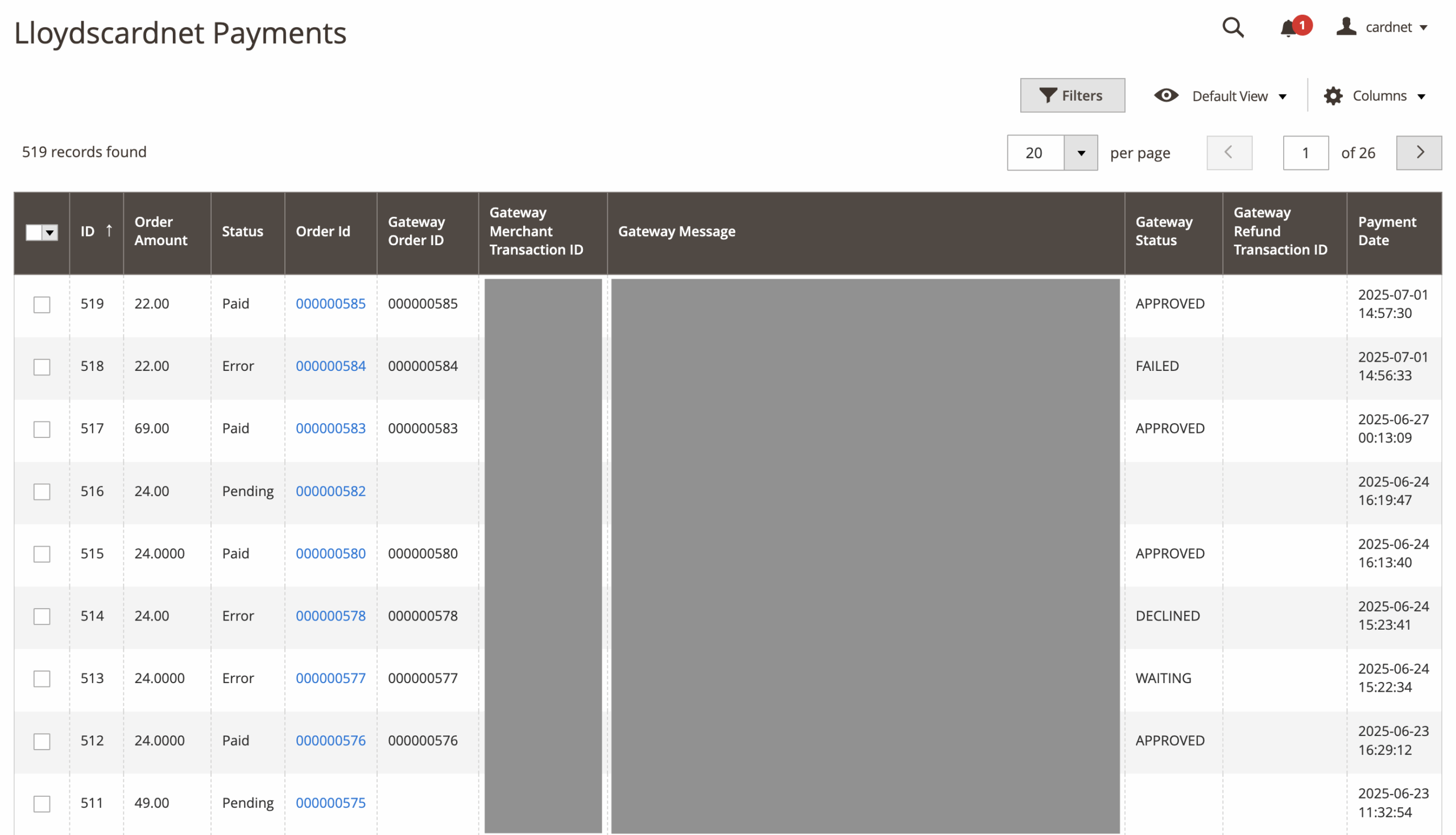 LBOP-Magento-Embedded-solution-transaction-report