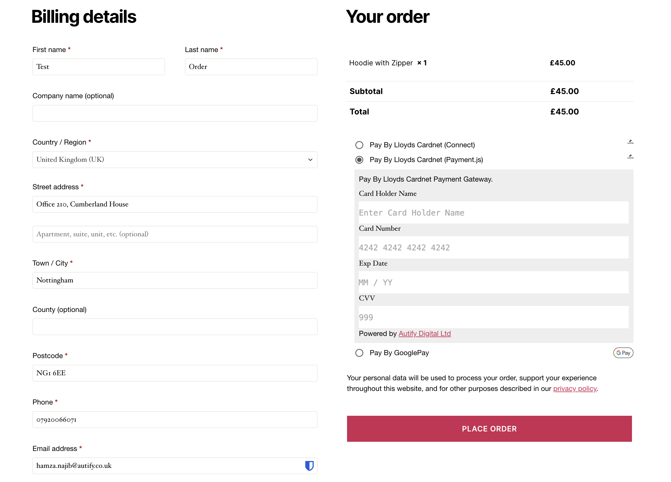 LBOP-WooCommerce-Embedded-solution-checkout-page